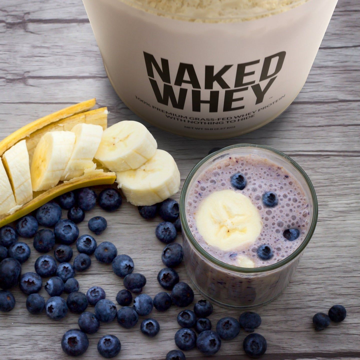 grass-fed whey protein powder unflavored pdp_featured Variant: 1LB